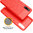 Flexi Slim Litchi Texture Case for Vivo S1 - Red Stitch